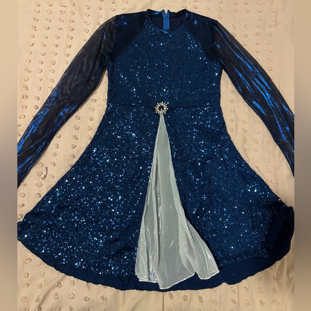 custom royal blue figure skating dress - worn once